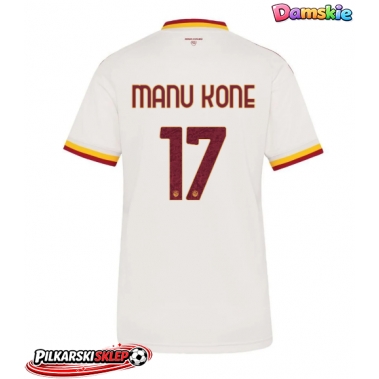 AS Roma Manu Kone #17 Koszulka Wyjazdowa damskie 2026-27 Krótki Rękaw