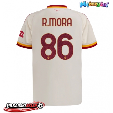 AS Roma Rodrigo Mora #86 Koszulka Wyjazdowa 2026-27 Krótki Rękaw