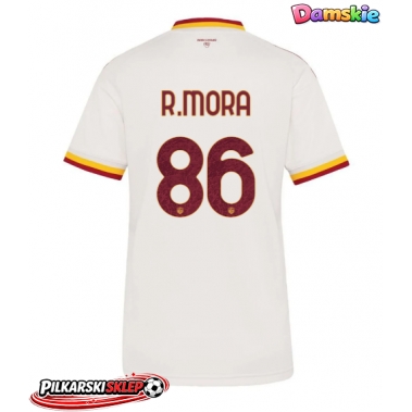 AS Roma Rodrigo Mora #86 Koszulka Wyjazdowa damskie 2026-27 Krótki Rękaw