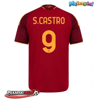 AS Roma Santiago Castro #9 Koszulka Podstawowa 2026-27 Krótki Rękaw