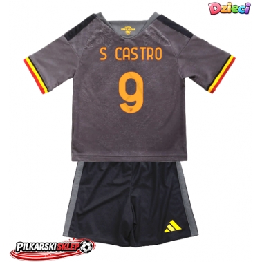 AS Roma Santiago Castro #9 Koszulka Trzecia dzieci 2026-27 Krótki Rękaw (+ krótkie spodenki)