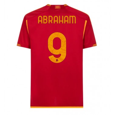 AS Roma Tammy Abraham #9 Koszulka Podstawowa 2023-24 Krótki Rękaw