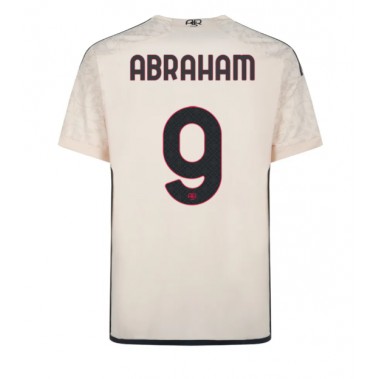 AS Roma Tammy Abraham #9 Koszulka Wyjazdowa 2023-24 Krótki Rękaw