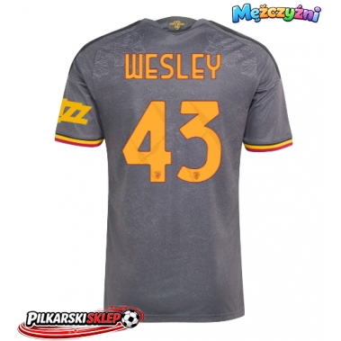 AS Roma Wesley Franca #43 Koszulka Trzecia 2026-27 Krótki Rękaw