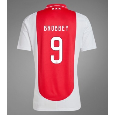 Ajax Brian Brobbey #9 Koszulka Podstawowa 2024-25 Krótki Rękaw