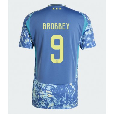 Ajax Brian Brobbey #9 Koszulka Wyjazdowa 2024-25 Krótki Rękaw