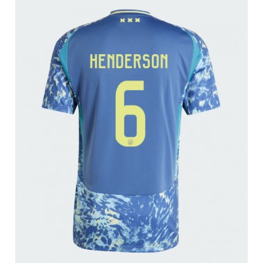 Ajax Jordan Henderson #6 Koszulka Wyjazdowa 2024-25 Krótki Rękaw