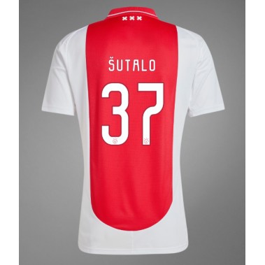 Ajax Josip Sutalo #37 Koszulka Podstawowa 2024-25 Krótki Rękaw