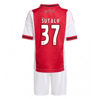 Ajax Josip Sutalo #37 Koszulka Podstawowa dzieci 2025-26 Krótki Rękaw (+ krótkie spodenki) Ajax Josip Sutalo #37 Koszulka Podstawowa dzieci 2025-26 Krótki Rękaw (+ krótkie spodenki)