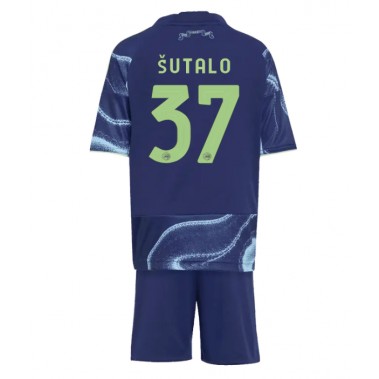 Ajax Josip Sutalo #37 Koszulka Wyjazdowa dzieci 2025-26 Krótki Rękaw (+ krótkie spodenki) Ajax Josip Sutalo #37 Koszulka Wyjazdowa dzieci 2025-26 Krótki Rękaw (+ krótkie spodenki)