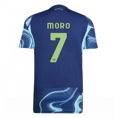 Ajax Raul Moro #7 Koszulka Wyjazdowa 2025-26 Krótki Rękaw Ajax Raul Moro #7 Koszulka Wyjazdowa 2025-26 Krótki Rękaw