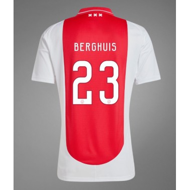 Ajax Steven Berghuis #23 Koszulka Podstawowa 2024-25 Krótki Rękaw