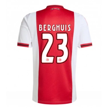 Ajax Steven Berghuis #23 Koszulka Podstawowa 2025-26 Krótki Rękaw