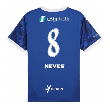 Al-Hilal Ruben Neves #8 Koszulka Podstawowa 2024-25 Krótki Rękaw