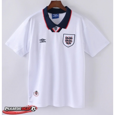 Anglia 1994-1995 Koszulka Retro Podstawowa Krótki Rękaw