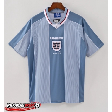 Anglia 1995-1996 Koszulka Retro Wyjazdowa Krótki Rękaw