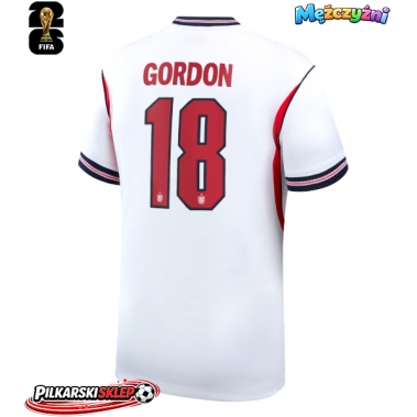 Anglia Anthony Gordon #18 Koszulka Podstawowa MŚ 2026 Krótki Rękaw