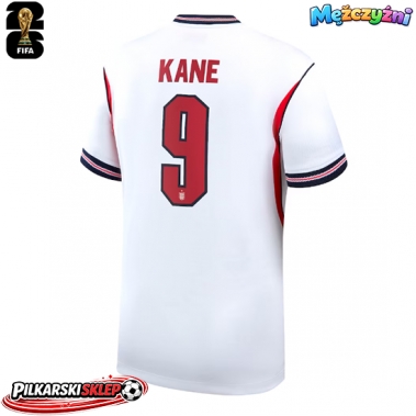 Anglia Harry Kane #9 Koszulka Podstawowa MŚ 2026 Krótki Rękaw