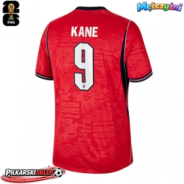Anglia Harry Kane #9 Koszulka Wyjazdowa MŚ 2026 Krótki Rękaw