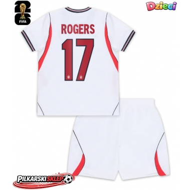 Anglia Morgan Rogers #17 Koszulka Podstawowa dzieci MŚ 2026 Krótki Rękaw (+ krótkie spodenki)