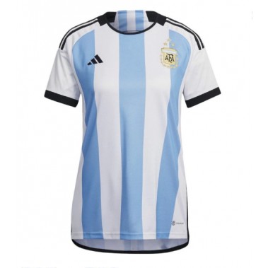 Argentina Koszulka Podstawowa damskie MŚ 2022 Krótki Rękaw
