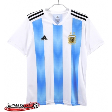 Argentyna 2018 Koszulka Retro Podstawowa Krótki Rękaw