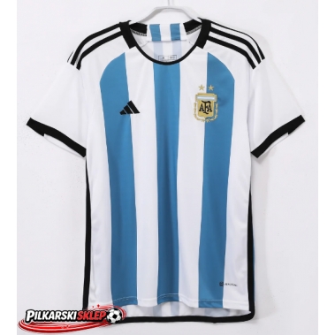 Argentyna 2022 Koszulka Retro Podstawowa Krótki Rękaw