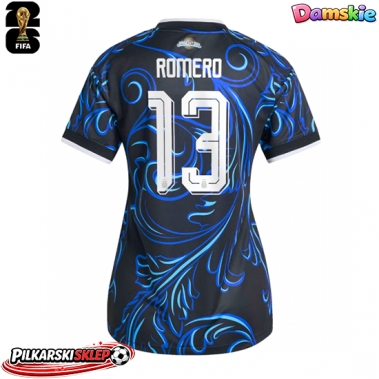 Argentyna Cristian Romero #13 Koszulka Wyjazdowa damskie MŚ 2026 Krótki Rękaw