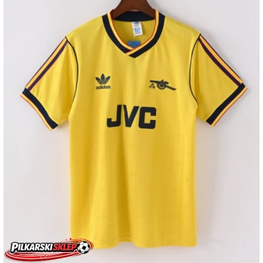 Arsenal 1986-1988 Koszulka Retro Wyjazdowa Krótki Rękaw