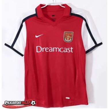 Arsenal 2001-2002 Koszulka Retro Podstawowa Krótki Rękaw