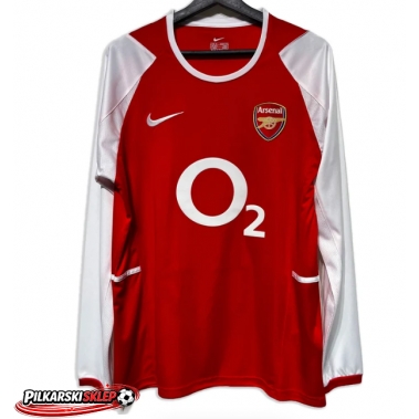 Arsenal 2002-2004 Koszulka Retro Podstawowa Długi Rękaw