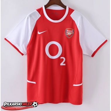 Arsenal 2002-2004 Koszulka Retro Podstawowa Krótki Rękaw
