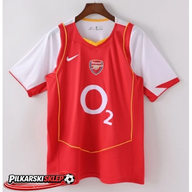 Arsenal 2004-2005 Koszulka Retro Podstawowa Krótki Rękaw