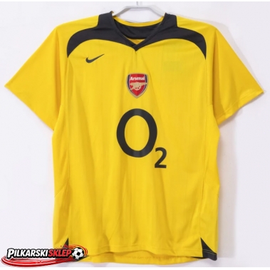 Arsenal 2005-2006 Koszulka Retro Wyjazdowa Krótki Rękaw