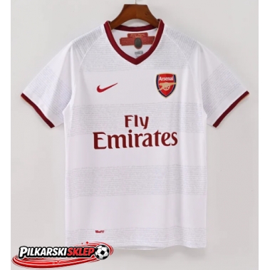 Arsenal 2007-2008 Koszulka Retro Wyjazdowa Krótki Rękaw