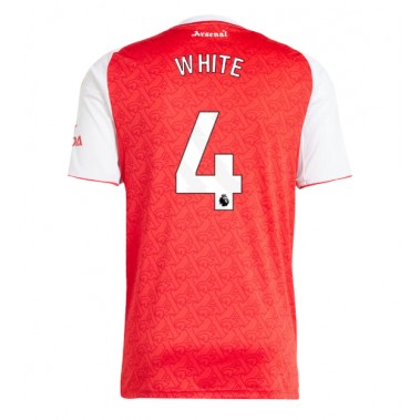 Arsenal Ben White #4 Koszulka Podstawowa 2025-26 Krótki Rękaw