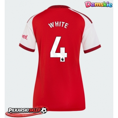 Arsenal Ben White #4 Koszulka Podstawowa damskie 2026-27 Krótki Rękaw