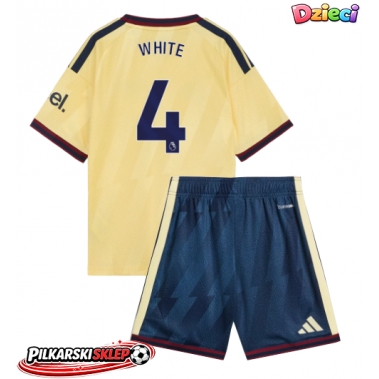 Arsenal Ben White #4 Koszulka Trzecia dzieci 2026-27 Krótki Rękaw (+ krótkie spodenki)
