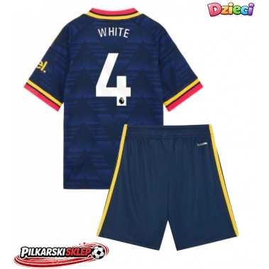 Arsenal Ben White #4 Koszulka Wyjazdowa dzieci 2026-27 Krótki Rękaw (+ krótkie spodenki)