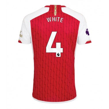 Arsenal Benjamin White #4 Koszulka Podstawowa 2023-24 Krótki Rękaw