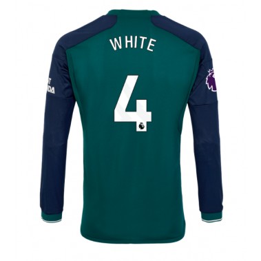 Arsenal Benjamin White #4 Koszulka Trzecia 2023-24 Długi Rękaw