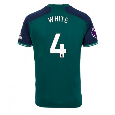 Arsenal Benjamin White #4 Koszulka Trzecia 2023-24 Krótki Rękaw