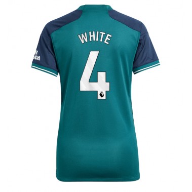 Arsenal Benjamin White #4 Koszulka Trzecia damskie 2023-24 Krótki Rękaw
