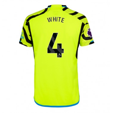Arsenal Benjamin White #4 Koszulka Wyjazdowa 2023-24 Krótki Rękaw