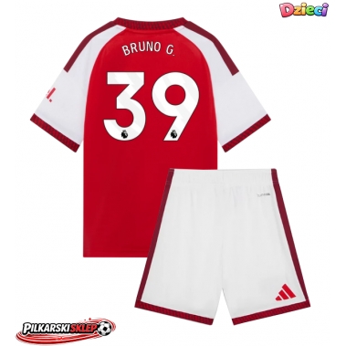 Arsenal Bruno Guimaraes #39 Koszulka Podstawowa dzieci 2026-27 Krótki Rękaw (+ krótkie spodenki)
