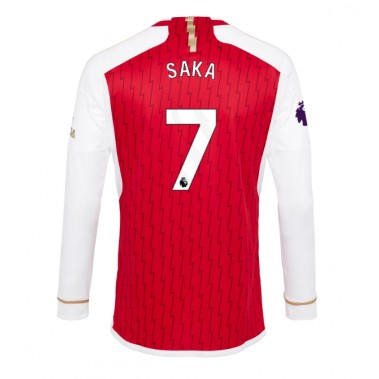 Arsenal Bukayo Saka #7 Koszulka Podstawowa 2023-24 Długi Rękaw