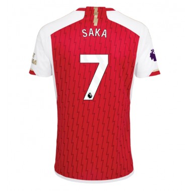Arsenal Bukayo Saka #7 Koszulka Podstawowa 2023-24 Krótki Rękaw