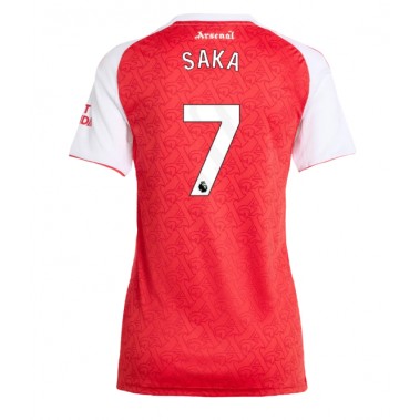Arsenal Bukayo Saka #7 Koszulka Podstawowa damskie 2025-26 Krótki Rękaw Arsenal Bukayo Saka #7 Koszulka Podstawowa damskie 2025-26 Krótki Rękaw
