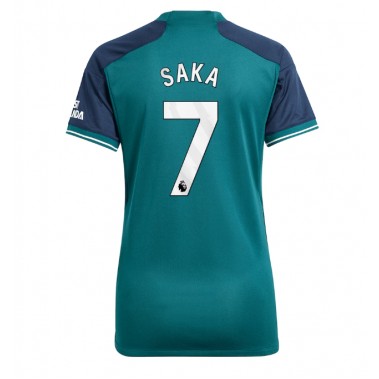 Arsenal Bukayo Saka #7 Koszulka Trzecia damskie 2023-24 Krótki Rękaw