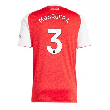Arsenal Cristhian Mosquera #3 Koszulka Podstawowa 2025-26 Krótki Rękaw